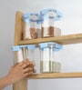 CELLO Stylelock Airtight Storage Container Set of 4, 1500ml, Blue