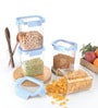 CELLO Stylelock Airtight Storage Container Set of 4, 1500ml, Blue