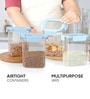 CELLO Stylelock Airtight Storage Container Set of 4, 1500ml, Blue