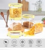 CELLO Stylelock Airtight Storage Container Set of 4, 1800ml, Olive Green