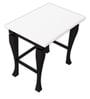 Regail Nest of Tables in White & Black Finish
