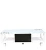 Figo Center Table with Drawer in White Duco Paint