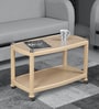 Nilkamal Centro Plastic Coffee Table in Marble Beige Colour