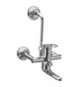 Brass Wall Mixer Bathroom Tap In Chrome Finish (Model No: F1002411)