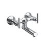 Brass Wall Mixer Bathroom Tap In Chrome Finish (Model No: F2003405)