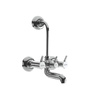 Brass Wall Mixer Bathroom Tap In Chrome Finish (Model No: F2004402)