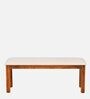 Cera Solid Wood 6 Seater Dining Set In Honey Brown Finish With Bench