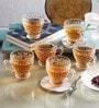 Fishy 200ml Transparent Glass (Set of 6) Tea Cup