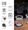 Transparent 50 ml Glass Juicika Shaped (Set of 2) Shot Glasses