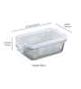 ceradeco Rectangular Glass Lunch Box Set of 2
