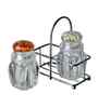 Ceradeco Set Of 2 Salt Pepper Shakers Set With Stand