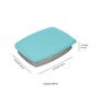 400 ml Blue Stainless Steel Lunch Box
