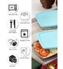 400 ml Blue Stainless Steel Lunch Box