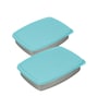 400 ml Blue Stainless Steel Lunch Box