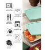 400 ml Green Stainless Steel Lunch Box