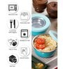 400 ml Blue Stainless Steel Lunch Box
