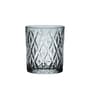 240 ml Transparent Glass Lined Cutting Designed Shaped