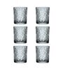 240 ml Transparent Glass Lined Cutting Designed Shaped