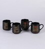 Milan 400ml Black (Set of 4) Ceramic Coffee Mug