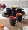 Tenacity 350ml Black Ceramic (Set of 6) Coffee Mug