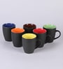 Tenacity 350ml Black Ceramic (Set of 6) Coffee Mug