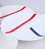 Set Of 6 Ceramic Bone China Free Dinner Plate