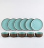 Set Of 12 Ceramic Bone China Free Dinner