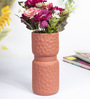 Ceramic Burgundy Vase