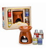 Brown Ceramic Burner Fragrance Oil Gift Set