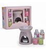 Grey Ceramic Burner Fragrance Oil Gift Set