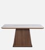 Regal Ceramic 6 Seater Dining Table in Dual Colour