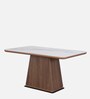 Regal Ceramic 6 Seater Dining Table in Dual Colour