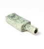 (1Pc) Green Ceramic Decorative Vase For Home Decor