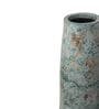 (1Pc) Teal Green Terracotta Decorative Vase For Living Room Decor