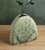 (1Pc) Green Ceramic Decorative Vase For Room Decor Aesthetic