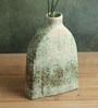 (1Pc) Green Ceramic Vase For Table Decor