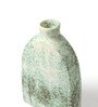 (1Pc) Green Ceramic Vase For Table Decor