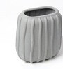 (1Pc) Grey Ceramic Flower Pot For Living Room Decor