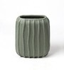 (1Pc) Green Ceramic Flower Vase For Living Room Decor