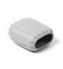 (1Pc) Grey Ceramic Flower Pot For Living Room Decor