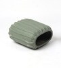 (1Pc) Green Ceramic Flower Vase For Living Room Decor