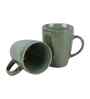 Set of 2 Ceramic Gree Textured Mugs