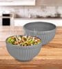 Ceramic Grey 500 ML Serving Bowl Set of 2
