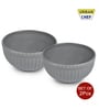 Ceramic Grey 500 ML Serving Bowl Set of 2