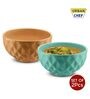 Ceramic Multicolour 500 ML Serving Bowl Set of 2