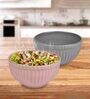Ceramic Multicolour 500 ML Serving Bowl Set of 2
