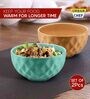 Ceramic Multicolour 500 ML Serving Bowl Set of 2
