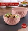 Ceramic Pink 500 ML Serving Bowl Set of 2