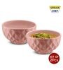 Ceramic Pink 500 ML Serving Bowl Set of 2