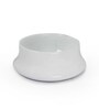 Ceramic Round Shape White Counter Top Wash Basin (H: 5.6, W: 14.4, D: 14.4 Inches)